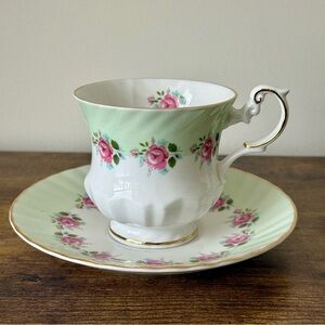 Rosina Queens Centenary Year Teacup and Saucer – Fine English Bone China